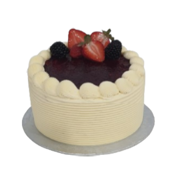 6" Vanilla Berry Cake